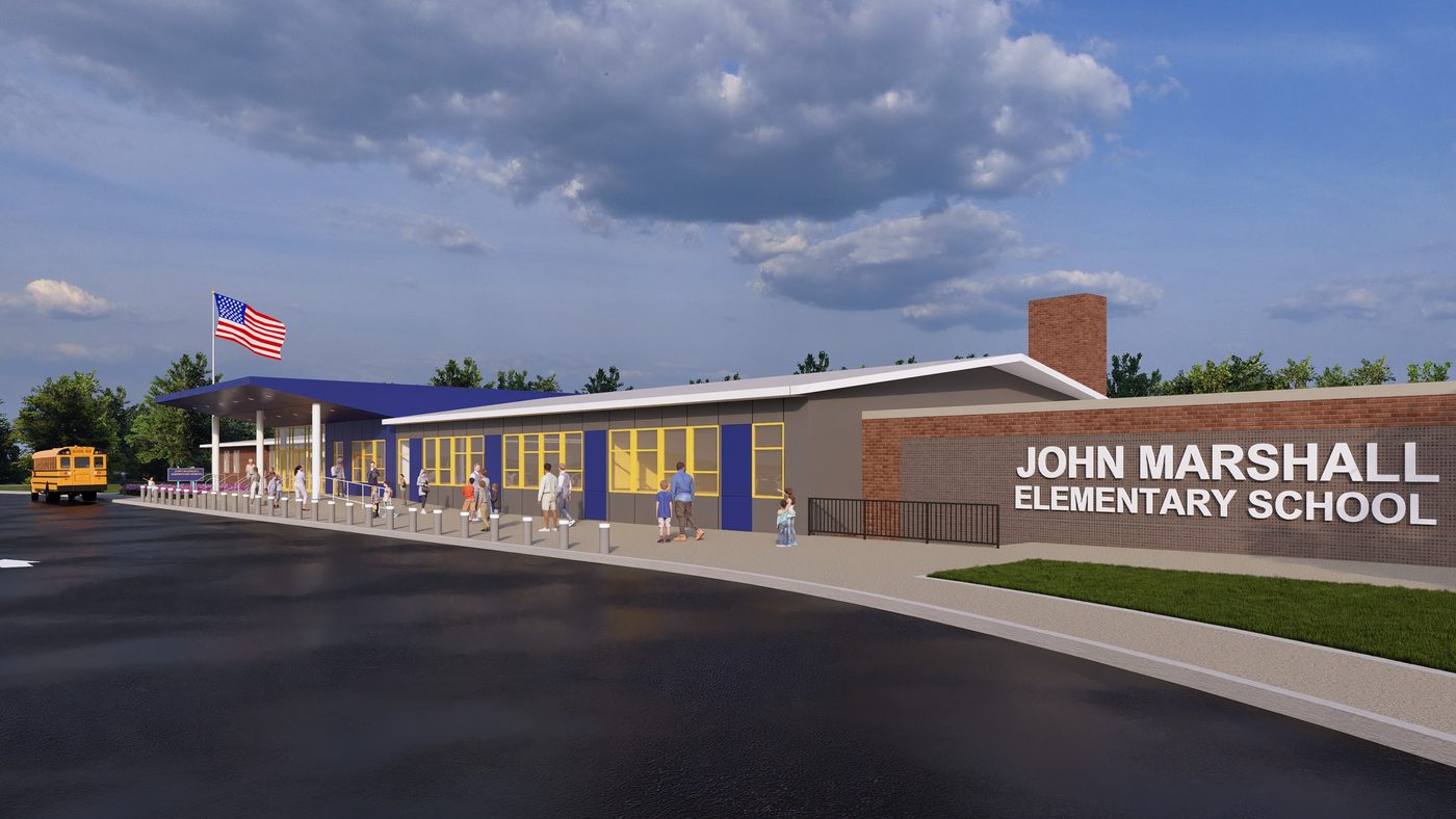 John Marshall Elementary interior